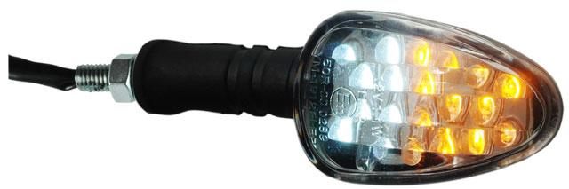 QT-LD-WHT Pair of D Amber/White LED Indicators