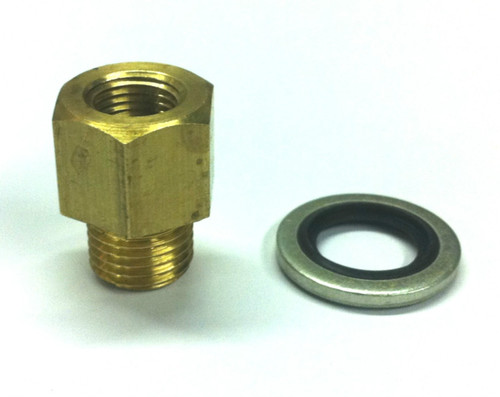 ACE-TA12x1.25 Temperature Gauge Sender Adaptor 1/8 NPT to M12x1.25