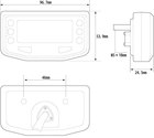 ACE-268 Digital display - Speedometer, Warning lamps, RPM, Temperature picture 2