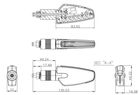 QT-BW09-WHT Pair of Amber/White LED Indicators picture 2