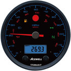 CA85 Modern Face 85mm diameter Modern Style analogue gauge  with digital panel picture 2