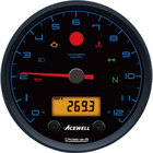 CA85 Modern Face 85mm diameter Modern Style analogue gauge  with digital panel picture 3
